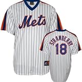 Darryl Strawberry New York Mets Majestic Pinstripe Cooperstown Replica Jersey - XL
