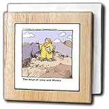 Days Of Wine And Moses - 6 Inch Tile Napkin Holder
