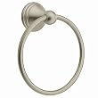 Moen DN8486BN Inspirations Towel Ring, Brushed Nickel (Not CA / VT Compliant)