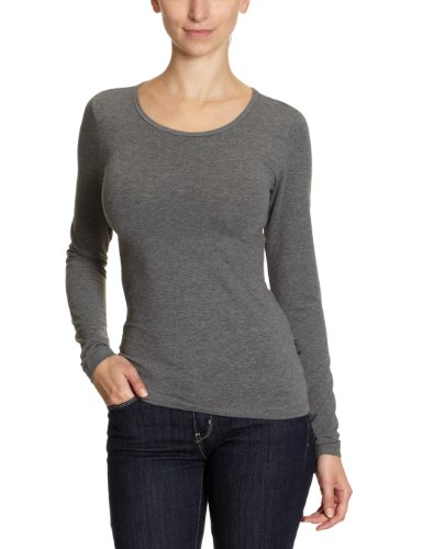 ONLY Damen Top 15039090, Gr. 38 (M), Grau (DARK GREY MELANGE) Preisvergleich