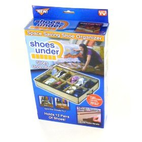 JML Shoes Under Space Saving Show Organiser - Holds up to 12 Pairs of Shoes!