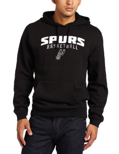 NBA Men's San Antonio Spurs Playbook Hood II (Black, Small)