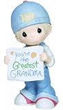 Precious Moments Figurine, Boy Holding Greatest Grandma Sign