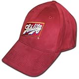 Schlitz Alcohol Beer Hat - Maroon Flex Fit Baseball Hat