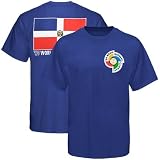 Majestic Dominican Republic 2009 World Baseball Classic Royal Blue Flag T-shirt