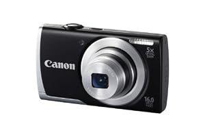 PowerShot A2500 16.0 MP Digital Camera with 5x Optical Zoom and 720p HD Video Recording (Black)