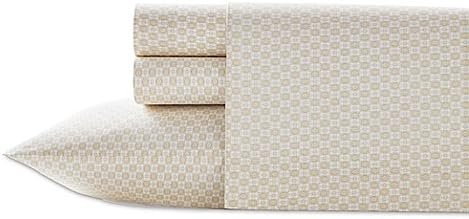 Tommy Bahama Batik Squares Queen Sheet Set in Yellow