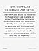 Home Mortgage Disclosure Act Notice Lobby Poster