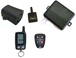 Megalarm-MEGA3100-C-LongRange2WayPagingLCD4ChannelMotorcycleAlarmSecuritySystem,FreeLeatherCase