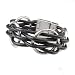 Black leather Bracelet 19,5 cm By Jon & Yan Of Scandinavia