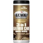 Lexol 3-in-1 Leather Care Wipes - 25 ct