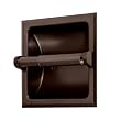 Gatco 784 Recess 6-1/4-Inch Square Toilet Paper Holder,- Burnished Bronze