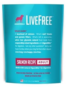 Dogswell LiveFree Adult Salmon Recipe - 12 lb