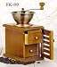European Gift and Houseware FK89 Hand Cranked Coffee Grinder with Double Drawer