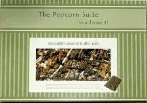Chocolate and Peanut Butter Popcorn Gift Tray by Popparazzi Gourmet Popcorn