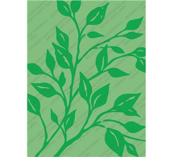 Cuttlebug A2 Embossing Folder, Leafy Branch
