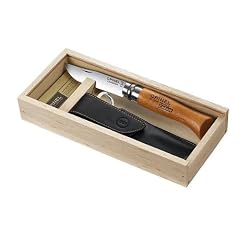 Opinel-Messer, Gr��e 8, nicht rostfrei, Etui, in Holzbox
