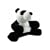 Cuddly Creatures Panda With A Warm Heart - Microwave Heat Pack Wheat Bag Warming Soft Toy Animals
