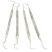 4 Wax Carvers Jewelers Polymer Clay Dentist Steel Tools