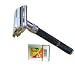 Parker 96R Butterfly Open Double Edge Safety Razor and 10 SHARK blades