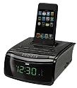 RCA RC59i Alarm Clock Radio with iPod Dock (Black)