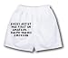 White Boxer Short with Every artist was first an amateur. - Ralph Waldo Emerson