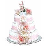 Bloomers Pink Roses with Polka Dots Large Diaper... by Bloomers
