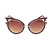 GAMT New Fashion Round Cateye Mirrored Sunglasses For Women Classic Style