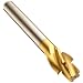Alvord Polk 307 High-Speed Steel Counterbore, Built-In Pilot, TiN Coating, 1/32" Oversize