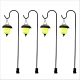 Westinghouse Solar Lighting 372004-08 Milton Four Piece Solar Light Set in Black
