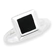 Sterling Silver Onyx Ring
