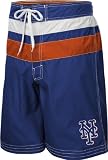 New York Mets Royal Striped Swim Trunks