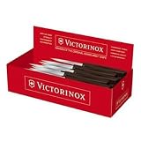 FORSCHNER 24 Piece 3-1/4-inch Straight Paring Knife Set Black Handles Model 46654 (Replaces 88654)