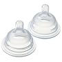 Playtex VentAire Wide (NaturalShape) Silicone Nipples - Fast Flow - 2 Pack