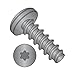 #4 x 3/8" Plastite Style Thread Forming Screws/Six-Lobe (Torx)/Pan Head/Steel/Black Zinc (Carton: 10,000 pcs)