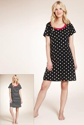2 Pack Pure Cotton Stripe amp Spot Minishirts