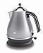 De'Longhi Icona KBO3001 Jug Kettle, 3kW, Satin Silver