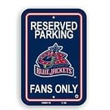 Columbus Blue Jackets Sports Team Parking Sign