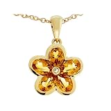 1.81 cttw Genuine Pear Shape Citrine Ring - 14kt White or Yellow Gold