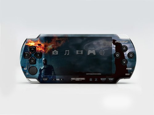 The Batman PSP (Slim) Dual Colored Skin Sticker, PSP 2000