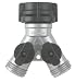 Gilmour Die-Cast Metal 2-Way Shut-off Valve 15