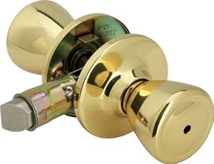 Legend 809074 Tulip Style Door Knob Privacy Bed and Bath Lockset for ...