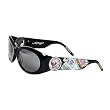 Ed Hardy Skull King Sunglasses EHS032 - Black