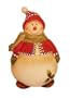 Snowman Delight Hand-painted Cookie Jar