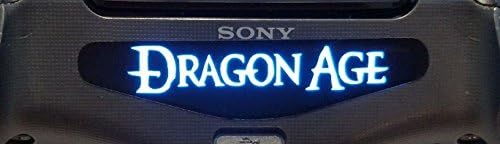 Coromax™ PS4 Game Dualshock Controller Vinyl Stickers LED Light Bar Skin Covers Decals Film for Sony Playstation 4 - Dragon Age 2 Origins Inquisition Under World Logo [1pc]