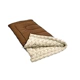 Coleman Autumn Trails Big and Tall Sleeping Bag (Brown)