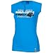 Reebok Carolina Panthers Ladies Light Blue Astronomy Split Neck T-shirt