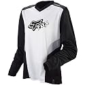 Fox Racing Switch Women's Off-Road Motorcycle Jersey - Color: Black/White, Size: YLarge