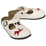 Birkenstock Frankfurt Elk Red Felt by Birkenstock