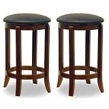Winsome 24 inch Swivel Counter Stool Set of 2